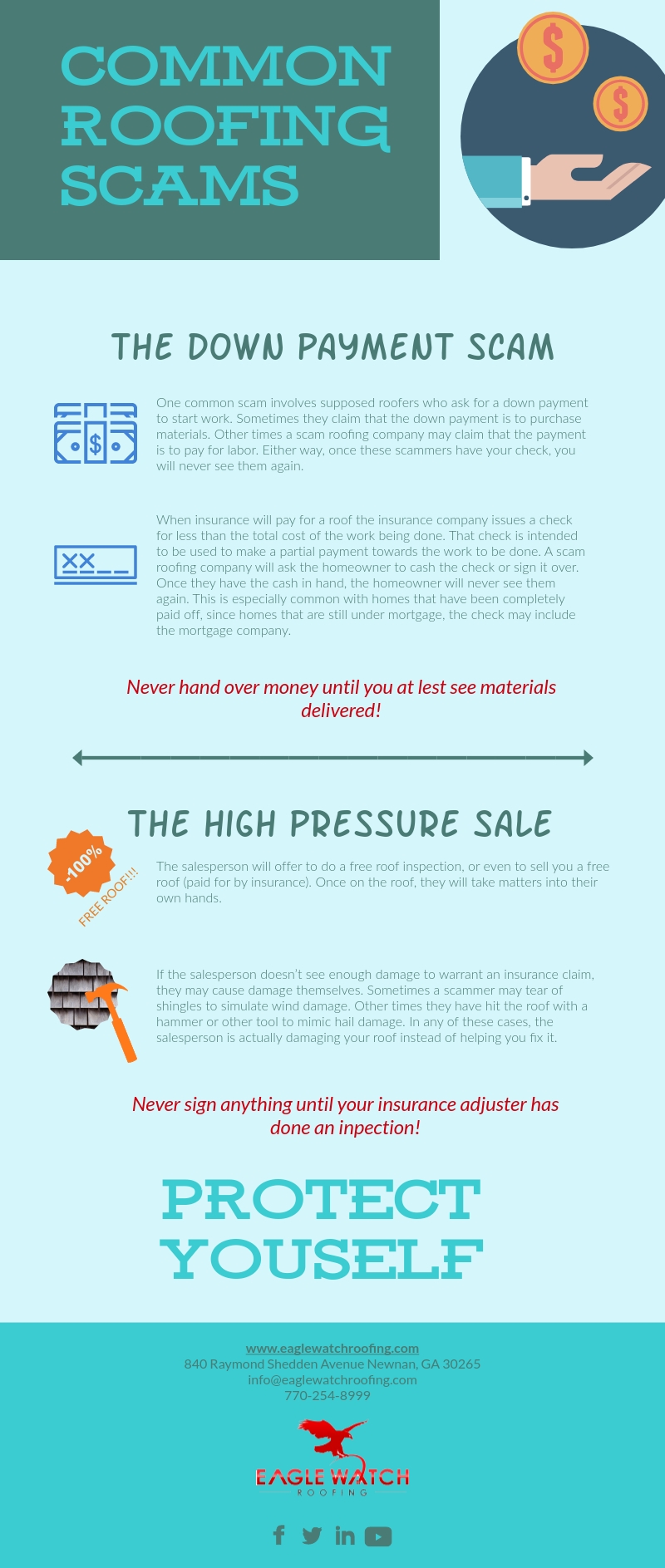 Avoid These Common Roofing Scams [infographic]