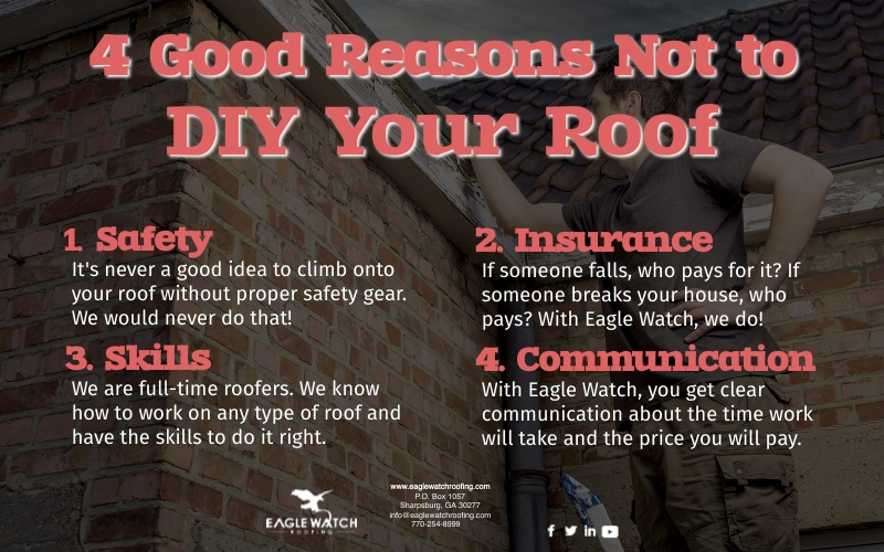 Do You Really Want to DIY Your Roof [infographic]