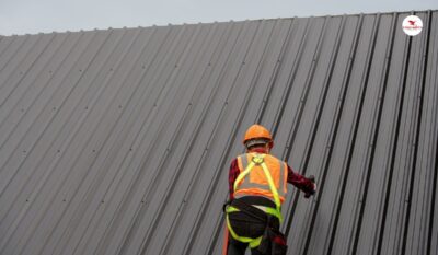 metal roof installation