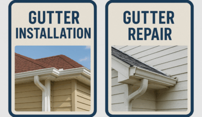 Local Experts for Gutter Installation and Roofing Repairs