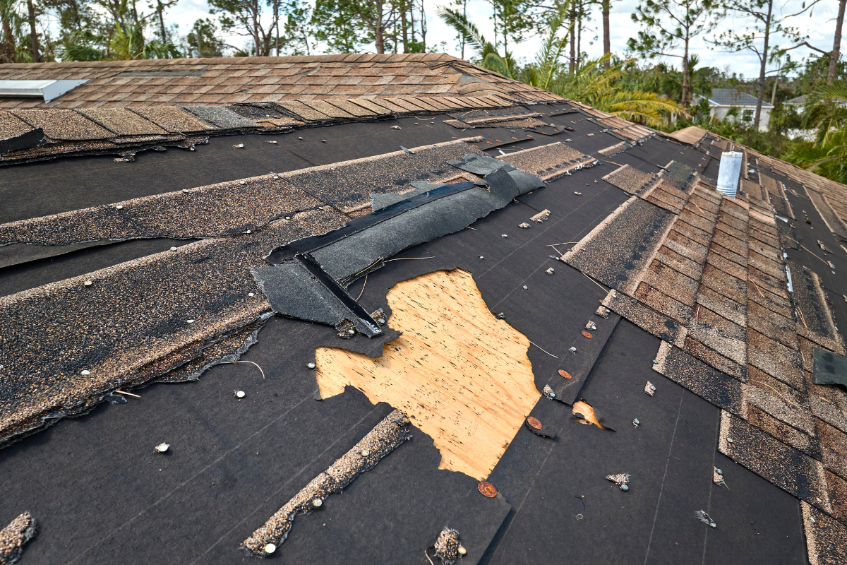 Roof damage