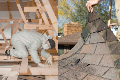 spray foam insulation and roof repair