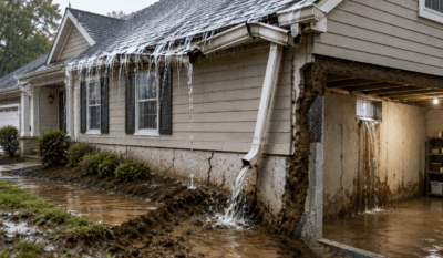 Why Gutter Problems in Newnan, GA Often Lead to Foundation and Basement Damage