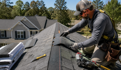 Why a Roofing Installer in Newnan Chooses 3-Tab Shingles for Ridge Capping