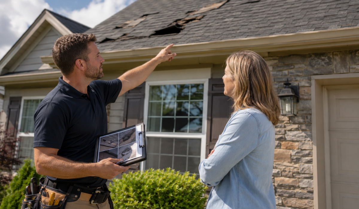 A Good Roofer Explains the Problem Clearly