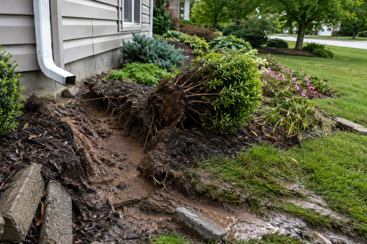 Soil Erosion Undermines Root Systems and Landscape Investment
