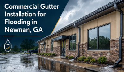 Commercial Gutter Installation for Flooding in Newnan, GA