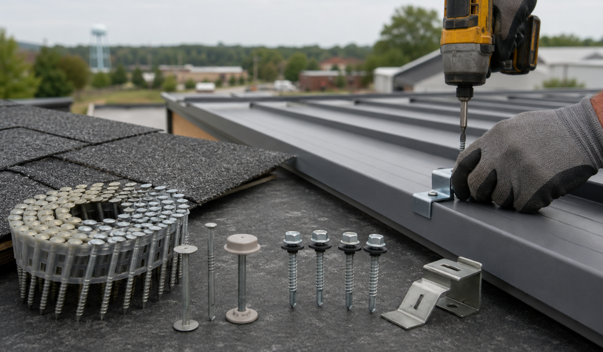 Types of Roofing Fasteners Used in Residential and Commercial Roofing